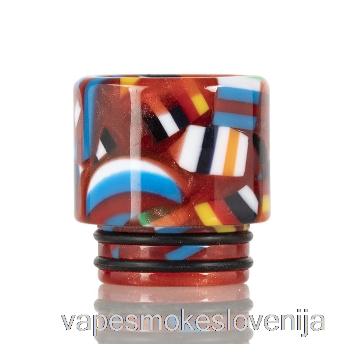Vape Petrol 810 Mosaic Drip Tip Red